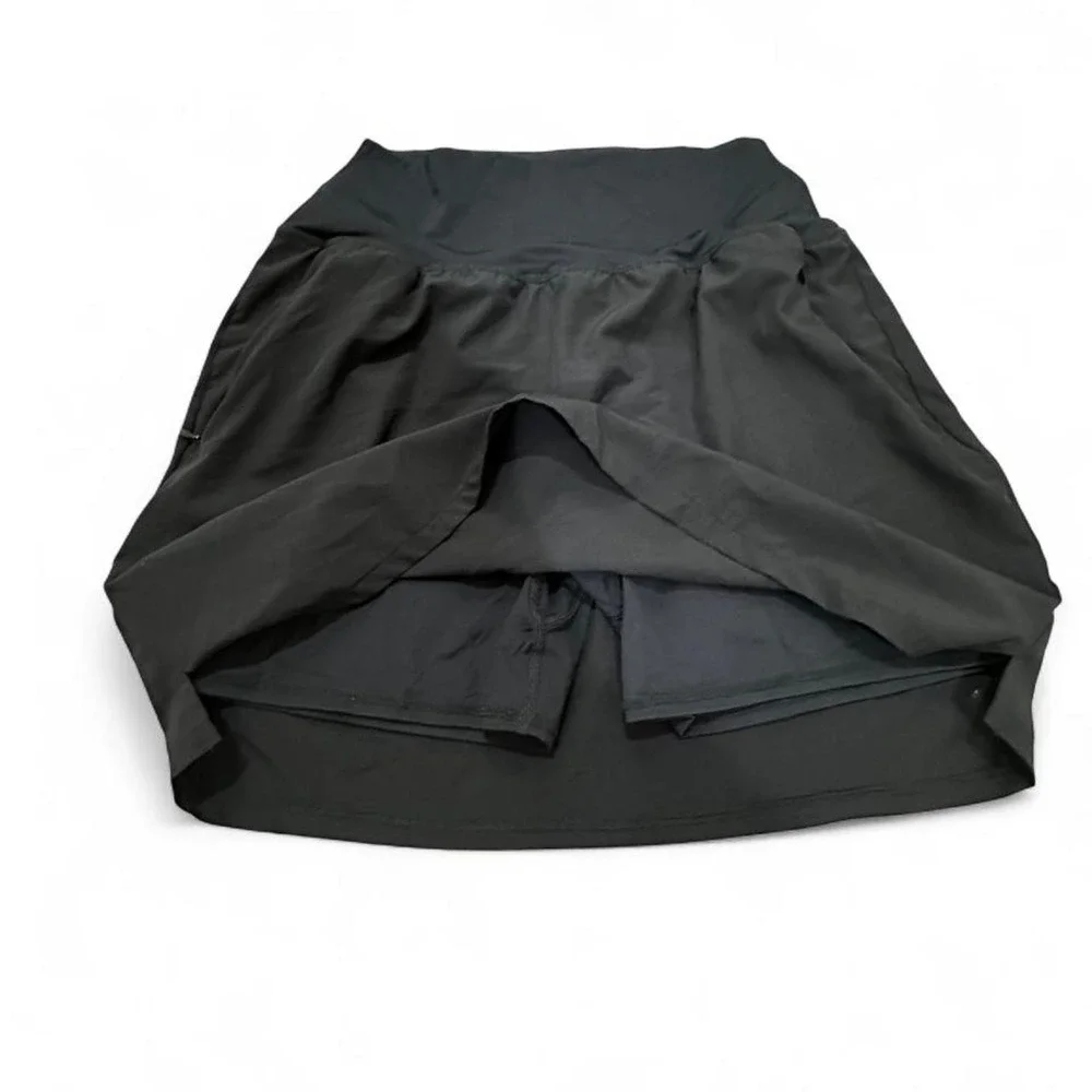 Grace & Lace Black Athletic Tennis Skort SX